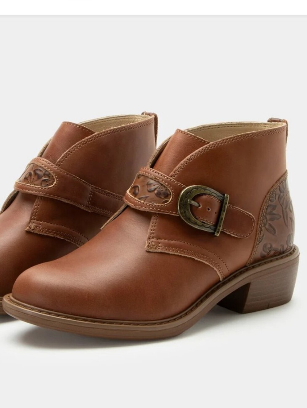 Alegria Mikki Loretta Ankle Boot - Cognac Brown